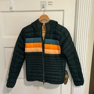 Cotopaxi Fuego Hooded Jacket - Forest Green Stripes